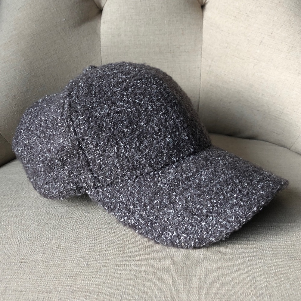 Anthropologie Sparkly Tweed Hat